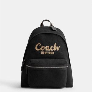 NWT Coach Black Cargo Backpack